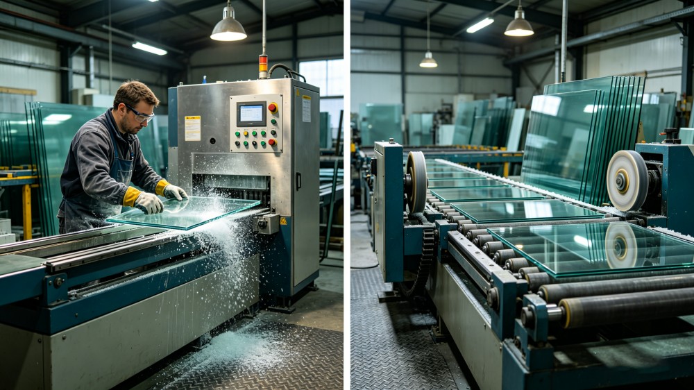 Solving Edge Polishing Defects on Double-Sided Glass Edging Machines